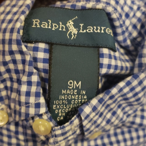 Baby Polo Ralph Lauren Button Up - Picture 3 of 3